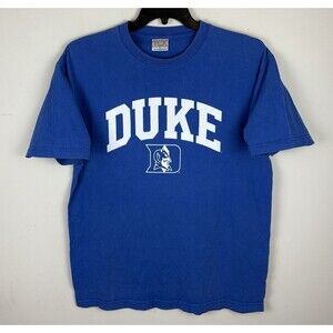 Vintage 90s Y2K Super University Graphic T-Shirt / Blue / Size Large